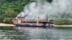 MV June Aster ferry fire leaves five dead and 84 missing after rescuers board vessel